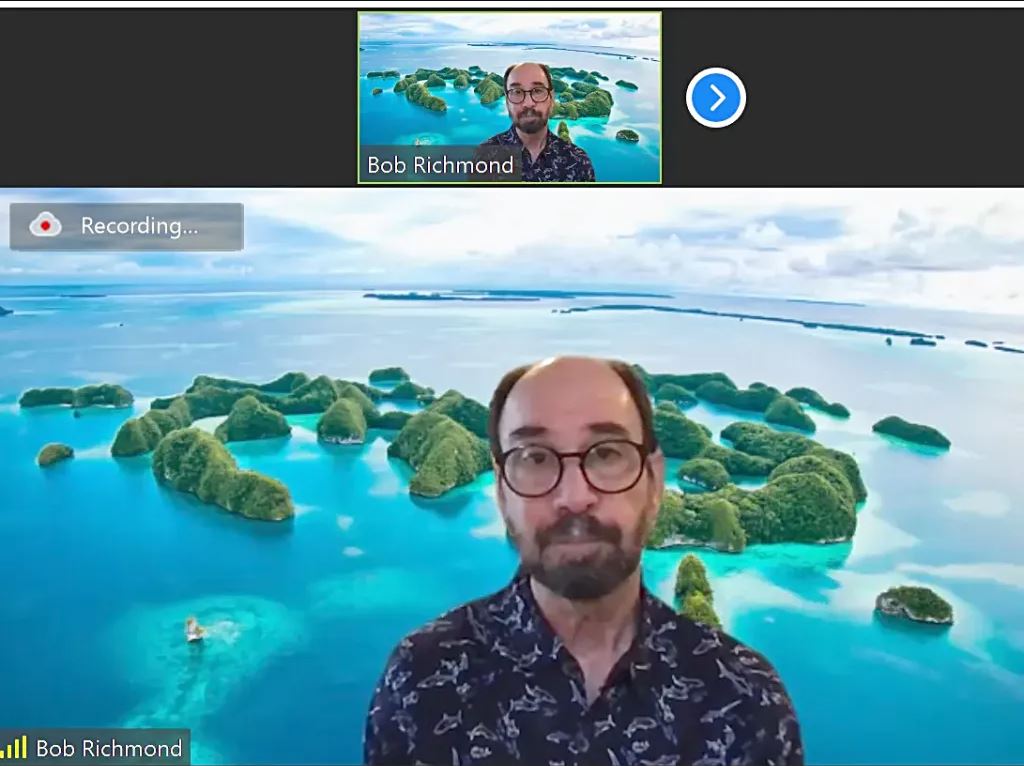 Dr. Robert Richmond of the University of Hawaii