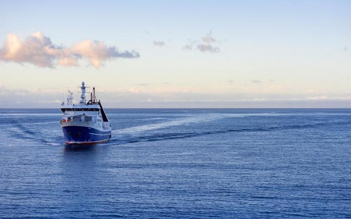  NIWA research vessel RV Tangaroa is heading to Tonga to assess the undersea impacts of the Hunga-Tonga Hunga-Ha'apai volcano eruption in early 2022. Photo: NIWA / Dave Allen 