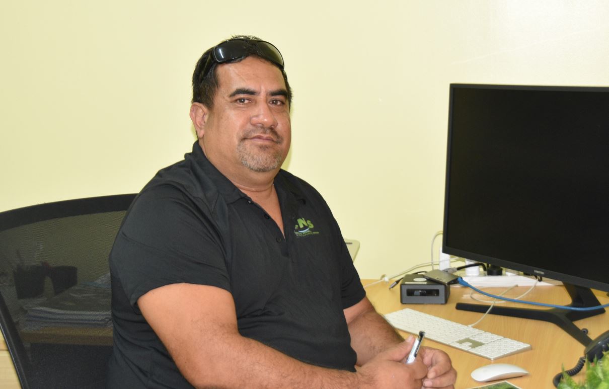 Vavia Tangatataia, National Environment Service manager of environmental compliance, is one of the three staff taking up online studies with the University of Newcastle, Australia