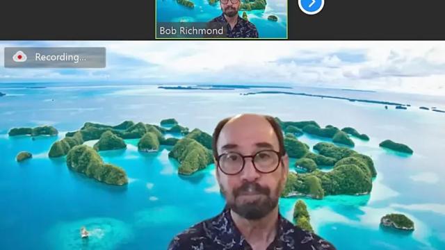 Dr. Robert Richmond of the University of Hawaii