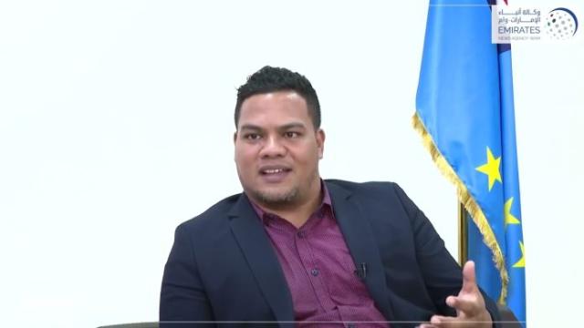 Foreign Minister Simon Kofe 