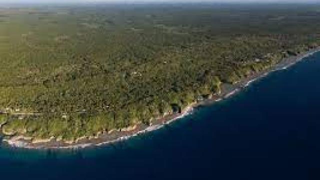 Niue, one of the world’s largest coral islands, is dependent on other states to help its protect its exclusive economic zone. Photograph: Richard Sidey/Galaxiid